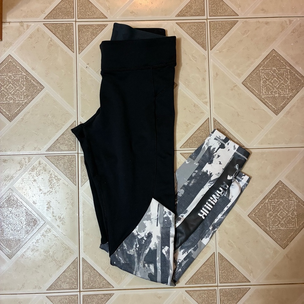 Under armour Black and Gray Leggings